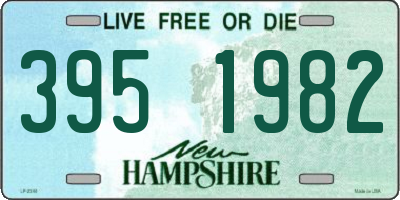 NH license plate 3951982