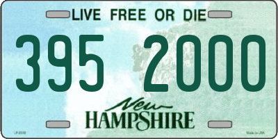 NH license plate 3952000