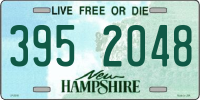 NH license plate 3952048