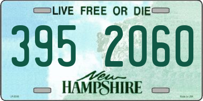 NH license plate 3952060