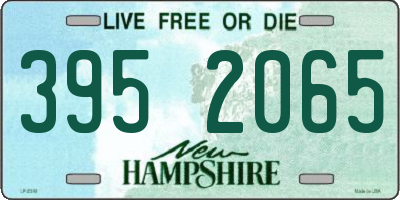 NH license plate 3952065