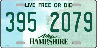 NH license plate 3952079
