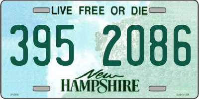 NH license plate 3952086