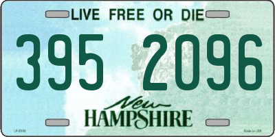 NH license plate 3952096