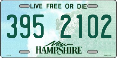 NH license plate 3952102