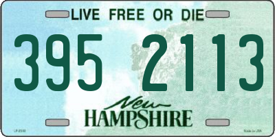 NH license plate 3952113