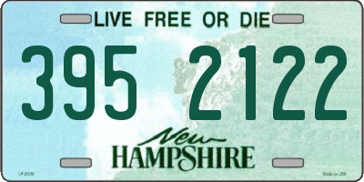 NH license plate 3952122