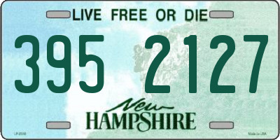 NH license plate 3952127