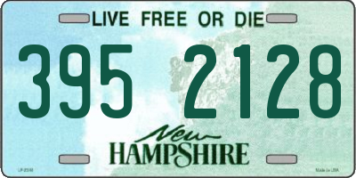 NH license plate 3952128