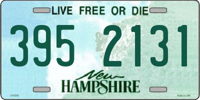 NH license plate 3952131