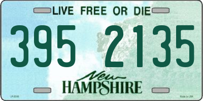 NH license plate 3952135