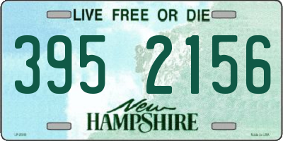 NH license plate 3952156