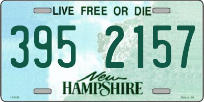 NH license plate 3952157
