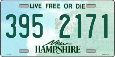 NH license plate 3952171