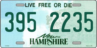 NH license plate 3952235
