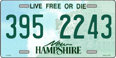 NH license plate 3952243