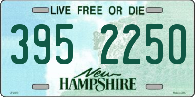 NH license plate 3952250