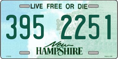 NH license plate 3952251