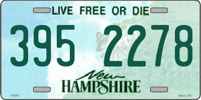 NH license plate 3952278