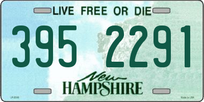 NH license plate 3952291
