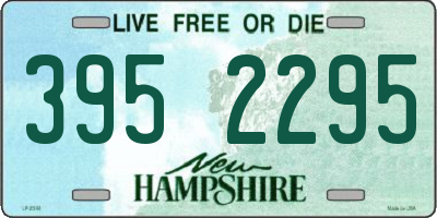 NH license plate 3952295