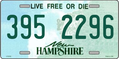 NH license plate 3952296