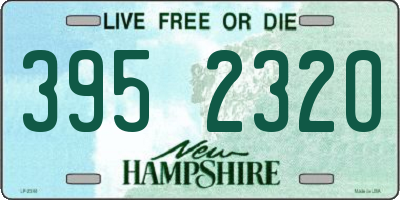 NH license plate 3952320