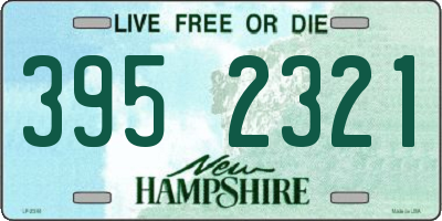 NH license plate 3952321