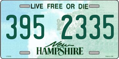 NH license plate 3952335