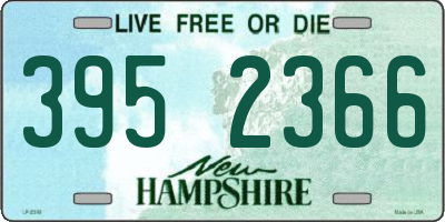 NH license plate 3952366