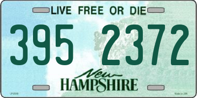 NH license plate 3952372