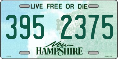 NH license plate 3952375