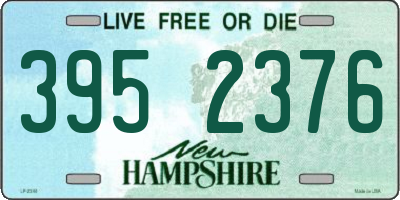 NH license plate 3952376