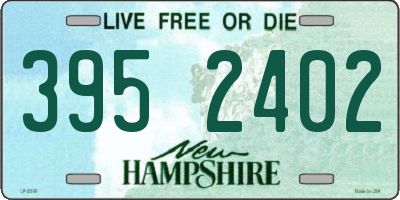 NH license plate 3952402