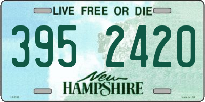 NH license plate 3952420
