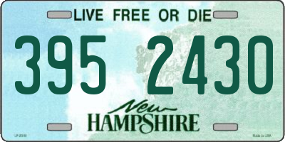 NH license plate 3952430