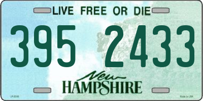 NH license plate 3952433