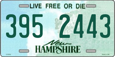 NH license plate 3952443