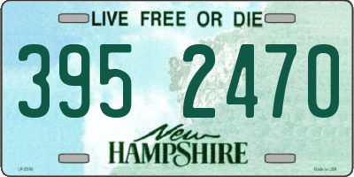 NH license plate 3952470
