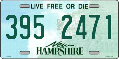 NH license plate 3952471