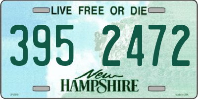 NH license plate 3952472