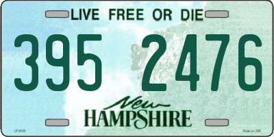 NH license plate 3952476
