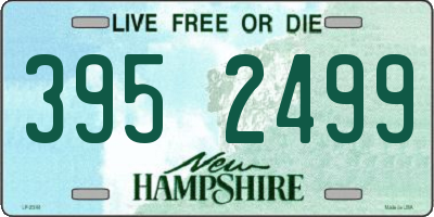 NH license plate 3952499
