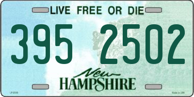 NH license plate 3952502