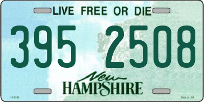 NH license plate 3952508