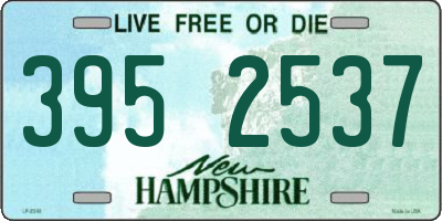 NH license plate 3952537
