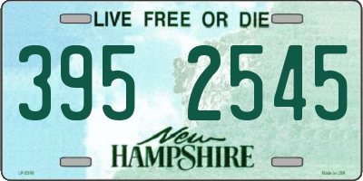 NH license plate 3952545
