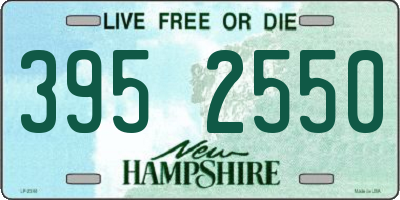 NH license plate 3952550