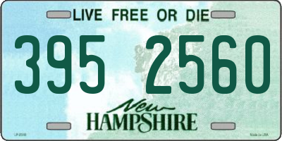 NH license plate 3952560
