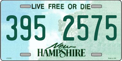 NH license plate 3952575